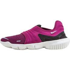 Nike Free Run Flyknit 3.0 Black/Red, Female, Sko, Løbesko, Løb, Lyserød