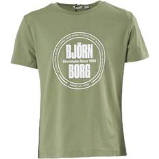 Björn Borg Barnkläder Björn Borg Jr Sport Tee Green, Unisex, Kläder, T-shirt, Grön, 134/140