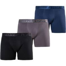 Frank Dandy Ekologiskt material Kalsonger Frank Dandy Legend Organic Boxer 5-Pack Blue/Black/Grey, Male, Kläder, Underkläder, Blå/Svart/Grå