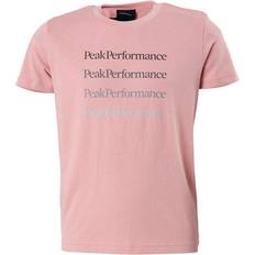 Peak Performance Magliette Peak Performance Junior Ground Tee Pink, Unisex, Tøj, T-shirt, Lyserød