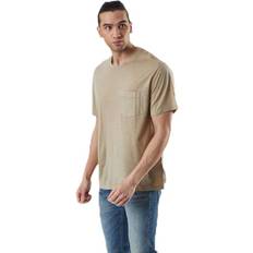 Icebreaker Nature Dye Drayden SS Pocket Crewe Beige, Male, Kläder, T-shirt, Beige