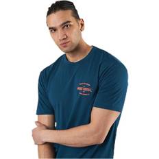 Man - Merino Wool T-shirts Mons Royale Icon T-Shirt Camiseta de Manga Corta - Azul