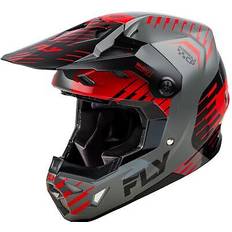 Fly Racing 2025 formula cp slice motocross helmet grey red black mx enduro quad