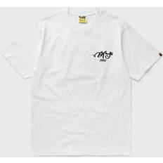 A Bathing Ape Bathing Ape EMBROIDERY STYLE SOUVENIR LOGO TEE white male Shortsleeves now available at BSTN in