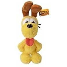 Animagic Odie Classic Soft Jack Russell Terrier Dog Plush Gul Garfield Mate för barn som gillar den berömda katthjälten av serietidningar födelsedagspresent från 2 år