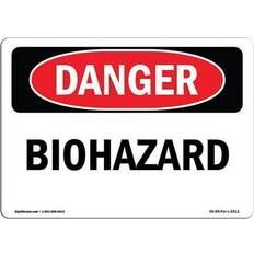 Office Supplies SignMission Biohazard 12 x 18 in. Danger Sign - Biohazard