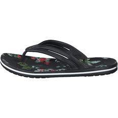 Sandalias Crocs Crocband Botanical Print Flp W Black/tropical