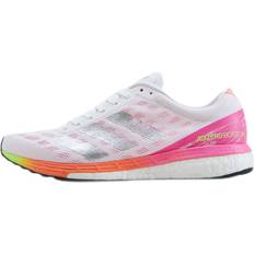 adidas Adizero Boston Shoes Cloud White Silver Metallic Screaming Pink Flerfärgad (EU 44)