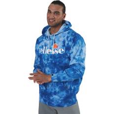 Ellesse Homme Chemises Ellesse El Sl Gottero Tie Dye Oh Hoody Black, Male, Tøj, Skjorter, Sort