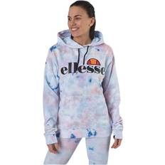 Ellesse Dam Skjortor Ellesse El Torices Tie Dye Oh Hoody White, Female, Kläder, Skjortor, Vit