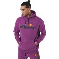 Chemises Ellesse El Sl Gottero Oh Hoody Purple, Male, Tøj, Skjorter, Lilla