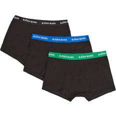 Björn Borg Cotton Stretch Trunk 3p Multipack 6, Male, Kläder, Underkläder, Svart