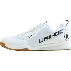 Unihoc Shoe U4 Plus Men White/black White/black, Male, Skor, Träningsskor, Innebandy, Vit