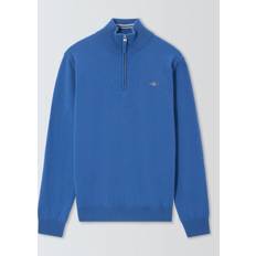 Gant Half Zip Pullover Lambswool Blue