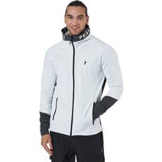 Peak Performance Rider Zip Hood Offwhite-motion Grey, Male, Tøj, jakker