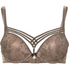 Dame De Paris push up bra women Recycled Nylon/Elastane Brown
