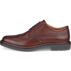 Ecco Brown Oxford ecco Metropole London Men's Leather Brogue Shoe Brown