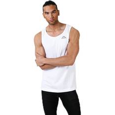 Kappa Herr Linnen Kappa Tank S/L, Gatan White, Male, Kläder, Tops, Vit