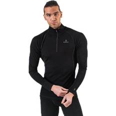 Overhemden Smartwool Merino 200 BL Zip Sweater - Black