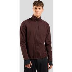 Brown - Running Jackets Odlo Zeroweight Pro Warm Jacket Running jacket S, brown