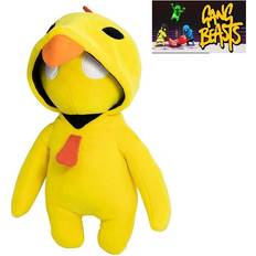 Toikido Yellow Gang Beasts Chicken Soft Toy 28cm Plush Stretch