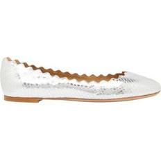 Leather Ballerinas Chloe Ballerines Lauren Femme Argent Taille - Argent