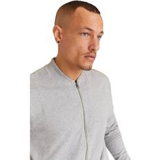 Bread & Boxers Skjorter Bread & Boxers Jersey Jacket, Male, Tøj, Skjorter, Grå