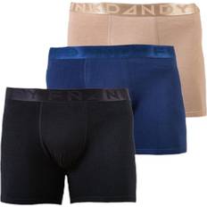 Frank Dandy Boxers Kalsonger Frank Dandy Legend Organic Boxer 5-Pack Blue/Black/Beige, Male, Kläder, Underkläder, Blå/Svart/Beige