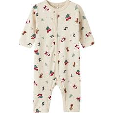 Name It Kid's Christmas Nightsuit - Whitecap Gray