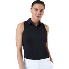 Under Armour Damen Poloshirts Under Armour Zinger Sleeveless Polo Black, Female, Tøj, T-shirt, Golf, Sort