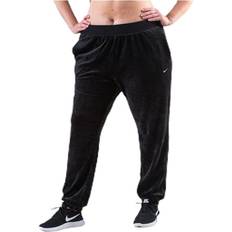 Nike Velour Pant Plus White/Black, Female, Kläder, Byxor, Svart