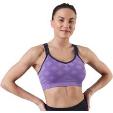 Smartwool Sujetadores Smartwool Merino Seamless Strappy Bra Purple, Female, Tøj, Sports-bh, Lilla