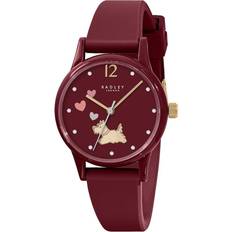 Radley ladies ry21808a mulberry red silicone rrp £49.99 & boxed