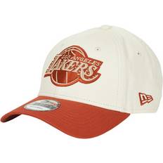 Beige - Träningsplagg Huvudbonader New Era 9Forty Colour Block Lakers Keps - Vit Röd