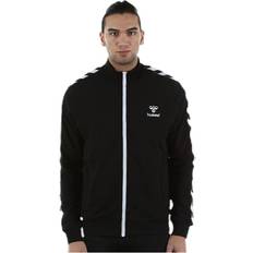 Hummel Classic Bee Aage Zip Jacket Black, Male, Tøj, Skjorter, Sort