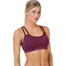 Smartwool Sujetadores Smartwool Merino Seamless Strappy Bra Purple, Female, Tøj, Sports-bh, Lilla