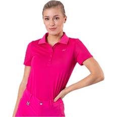 Dam - Golf - Rosa Pikétröjor Röhnisch Miko Poloshirt Pink, Female, Kläder, T-shirt, Golf, Rosa