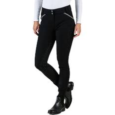 Ridsport Kläder Catago Emily Riding Pants w. Silicon Black, Female, Kläder, Byxor, Hästsport, Svart