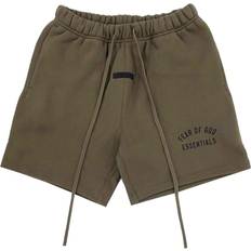 Fear of God FEAR OF GOD ESSENTIALS logo-print shorts men Cotton/Polyester Green