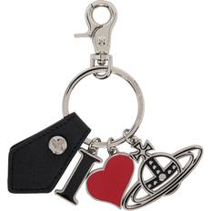 Keychains on sale Vivienne Westwood I Love Orb Keychain - Black/Silver