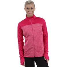Puma Rosa Ytterkläder Puma W Colorblock Full Zip Jacket Pink/Red, Female, Kläder, Skjortor, Rosa