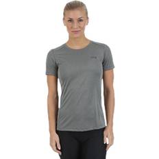 Abbigliamento R3 Melange Shirt Green/Grey, Female, Tøj, T-shirt, Løb, Grøn/Grå