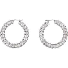 Jahleel Hoop Earrings - Silver