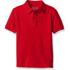 Nautica Boys' Little Boys' Uniform Short Sleeve Pique Polo - Red