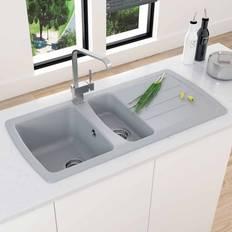 Astini Harrison 1.5 Bowl Grey Kitchen Sink