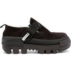 Premiata Low Shoes Premiata shearling-lining suede loafers women Rubber/Calf Leather/Sheep Skin/Shearling Brown