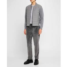 Emporio Armani Quiltet Uldjakke - Grå