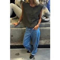 Neo Noir Blå Jeans Neo Noir Hazen Pants Stonewash XXL/44