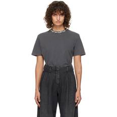 GOLDEN GOOSE Gray Crystals T-shirt 60318 Anthracite