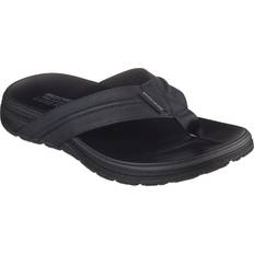 Flip-Flops Skechers Mens Patino-Marlee Casual Flip Flops BLACK (8 M)